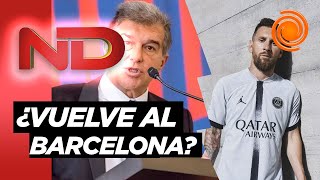 Fuerte revelación del presidente del Barcelona, Joan Laporta: “Me siento en deuda con Messi”