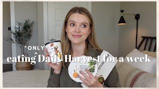 I TRIED EATING ONLY DAILY HARVEST FOR A WEEK - here's what it was like (+ Discount Code)