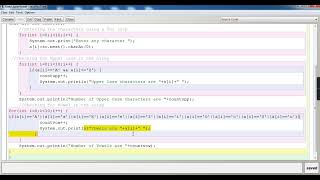 AARAY UPPER VOWEL || JAVA CLASS by ASHISH