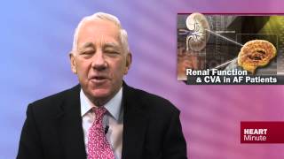 Heart Minute | Renal Function Helps Predict CVA in AF Pts