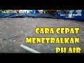 cara cepat menetralkan PH air kolam