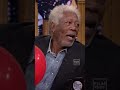 Morgan Freeman speaking while inhaling Helium tiktok filmtude Celeblounge #shorts