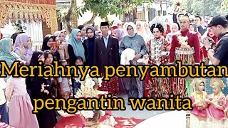 meriahnya penyambutan pengantin wanita @jamalyogi