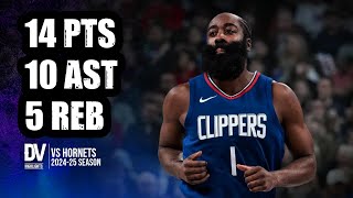 James Harden vs Hornets 14 pts 10 ast 5 reb | Jan 31, 2025 | Regular Season