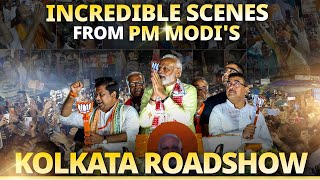 Unimaginable, Unparalleled, Unprecedented – Kolkata's joyous welcome for PM Modi during roadshow!