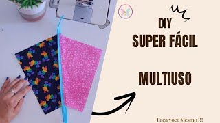 SUPER FÁCIL E DIFERENTE 🛑 MINI BOLSINHA. COSTURA CRIATIVA. #diy