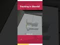 Tracking in Blender VFX #blender3d