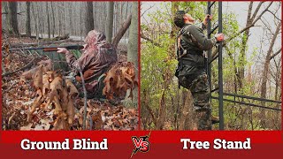 Ground Blind vs Tree Stand