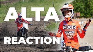 He thought he hated E-bikes, then he tried one! // Supercross racer’s reaction to my Alta EXR