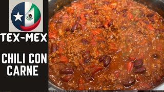 🇺🇸 🇲🇽TEX-MEX Chili con Carne quick & easy Authentic Recipe Passportcookbook