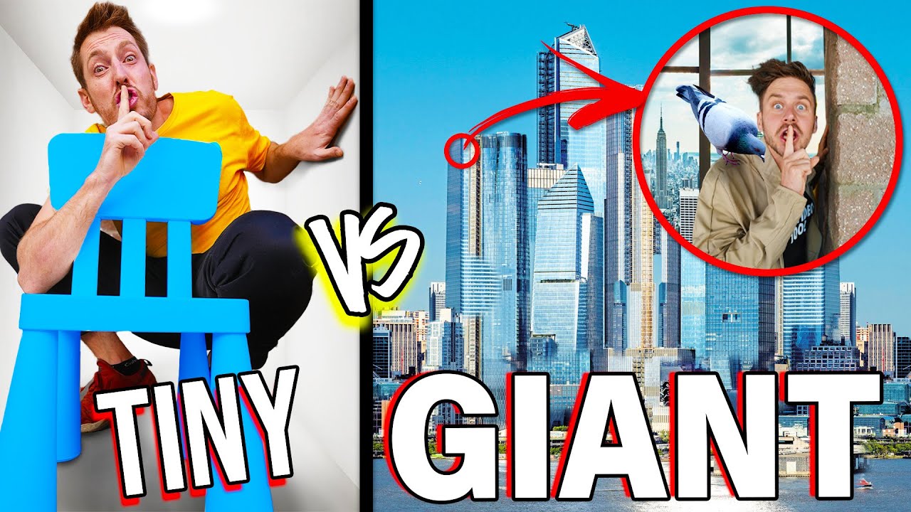 Tiny VS GIANT Hide And Seek Challenge! - YouTube