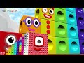 numberblocks step squad new 220 vs 750 vs 100 million biggest learn to count big numbers