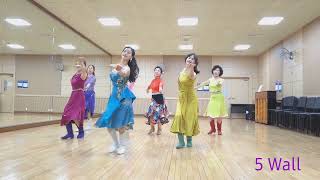 Spring,  Again  ( Hong Jin Young)- Intermediate Line Dance  [Demo]