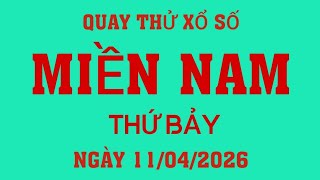 Quay thử kết quả xổ số Miền Nam ngày 11/04/2026.XS TPHCM - Long An - Bình Phước - Hậu Giang