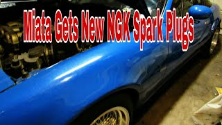 NA Miata Gets Iridium NGK Spark Plugs