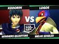 LVL UP EXPO 2023 - KoDoRiN (Marth) Vs. Logos (Falco) SSBM Melee Tournament