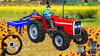 Heavy Duty Tractor Farming Tools 2020 - Sunflower Farm Harvester - Android Gameplay