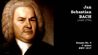 Jan Sebastian Bach | Sonata No. 4 in C minor | BWV 1017 @ClassicalAmberLight Study Music
