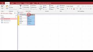 Microsoft Access Tutorial 2 - SQL Query SELECT FROM (Easy)