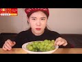 228 떵순이의 청포도 먹방~ 리얼사운드 social eating mukbang eating show