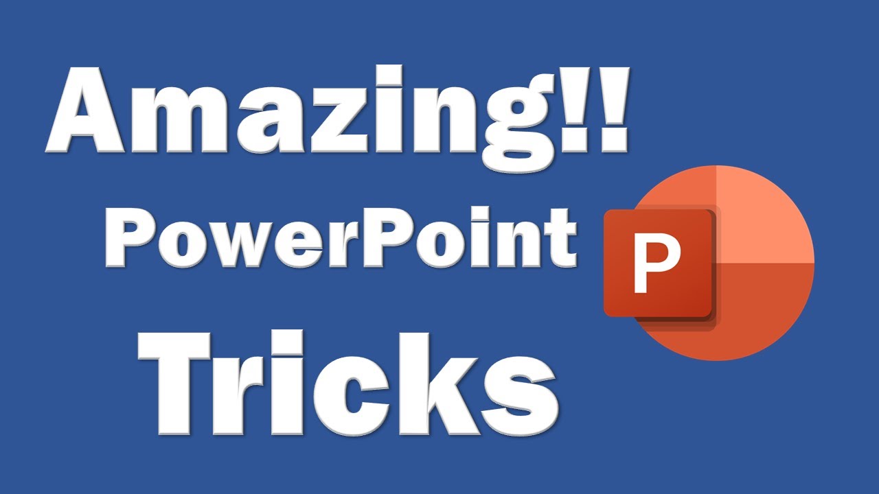 Amazing PowerPoint Tricks - YouTube