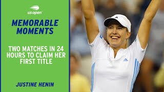 Justine Henin Wins in Style to Claim Title | 2003 US Open