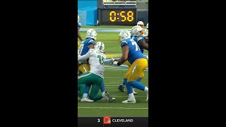 Jaelan Phillips with a Sack vs. Los Angeles Chargers