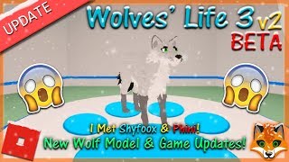 Roblox Wolves Life 3 V2 Beta New Wolf Model 15 Hd - roblox wolves life 3 roleplay