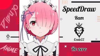 Ram | Como dibujarlo en digital | Re Zero