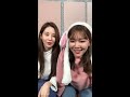 snsd girl’s generation sooyoung 수영 with seohyun 서현 instagram live december 03 2018