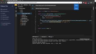 Theia debug backend plugin demo