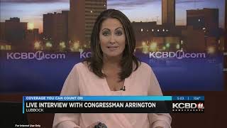 Rep. Arrington Discusses Reopening Schools, Mail-in Voting \u0026 More with KCBD Live