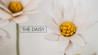 Felt Flower Tutorial DIY: Daisy (simple + easy!) A Flower Making DIY How-to Video