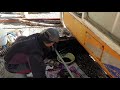 포크레인 굴삭기 주행모터 수리 23년됨 23 year old excavator motor repair