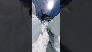 What it's like inside Everest's Khumbu Icefall #shorts #everest2023