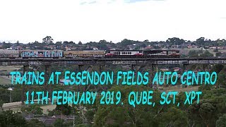 4K Panoramic Australian Trains at Essendon Fields Auto Centro