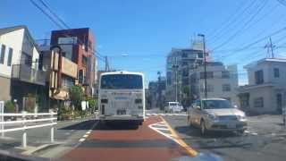 松本2丁目～小岩大橋～JR小岩駅入り口（車載動画）江戸川区Tokyo,Japan.