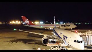 KOMATSU airport at night 夜の小松空港