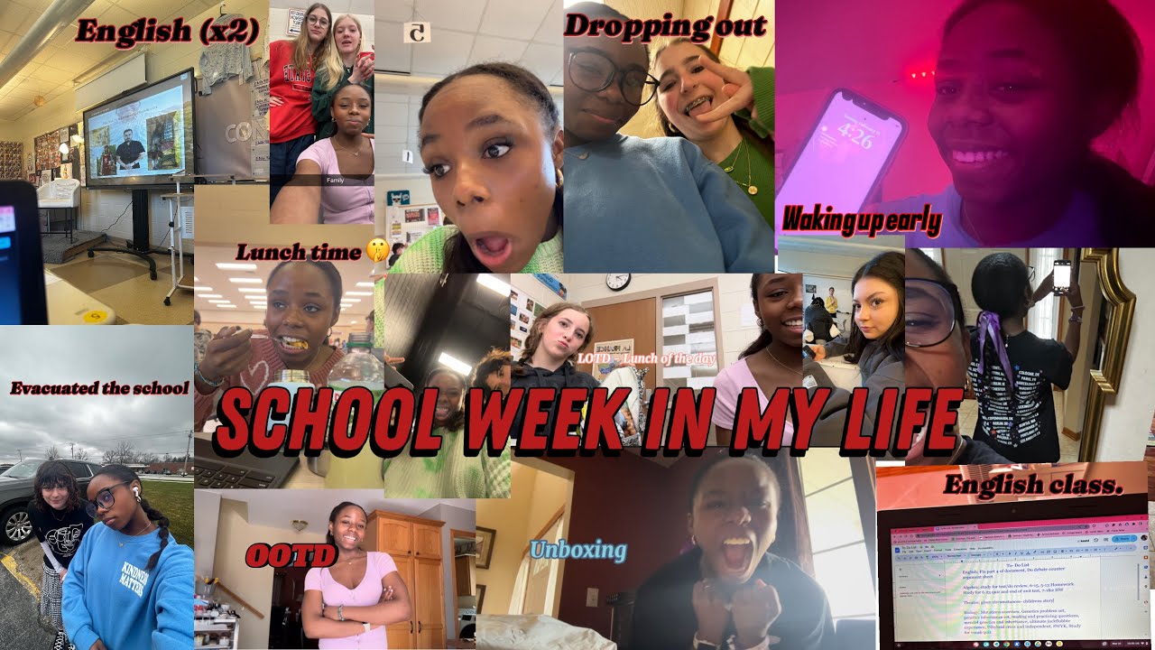 School Week In My Life Week After Spring Break Freshman Year Youtube