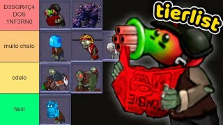 Tierlist dos ZUMBIS MAIS CHATOS do pvz fusion completamente canônico (minha opinião) 😥👍