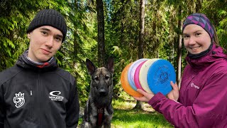 Frisbeegolfia siskoni kanssa! ft. Sirius-koira