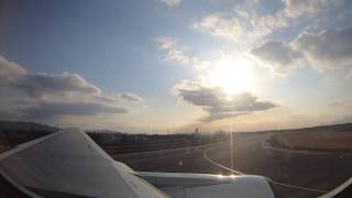 [4K]機窓 熊本空港 (KMJ) 離陸 動画 JAL632 2020年1月13日