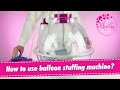 How to use Bloonsy Balloon Stuffing Machine? - Clear bobo balloons with the expander tool