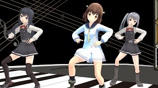 【艦これMMD】雪風　霞（改二）朝潮（改二）ヒビカセ 720p35