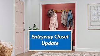 How To Transform An Entryway Closet - Sherwin-Williams