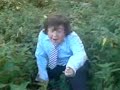 myles jumping into stinging nettles soo funny