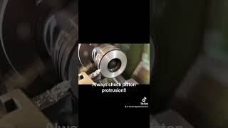 [NORTHTOWN MACHINE] cutting the combustion face of a piston!