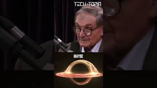 The singularity of a black hole explanation by Sir Roger Penrose w Joe Rogan