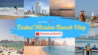dubai marina beach | dubai marina beach velog | jbr beach dubai | most famous beach in dubai