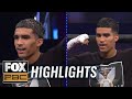 Identical twins Angel & Chavez Barrientes pick up unanimous-decision wins | HIGHLIGHTS | PBC ON FOX